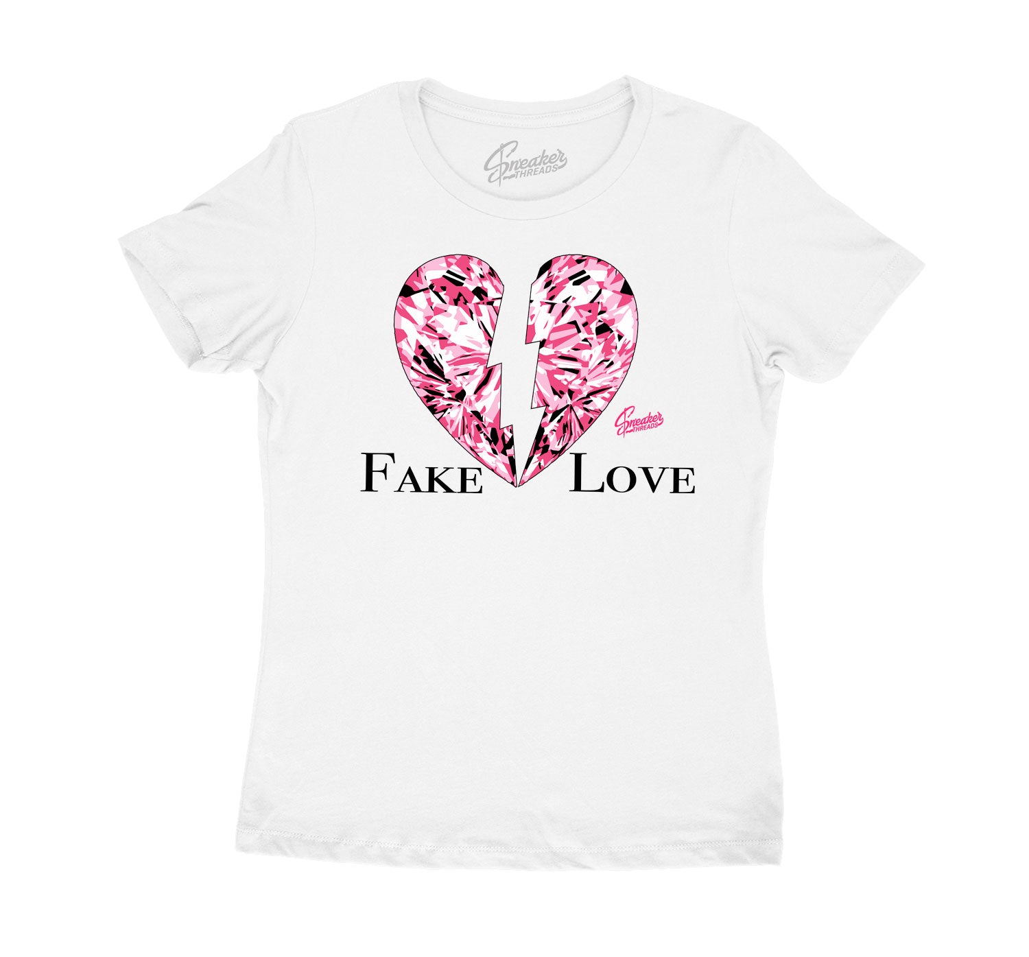 Womens Ice Cream 12 Shirt - Love - White