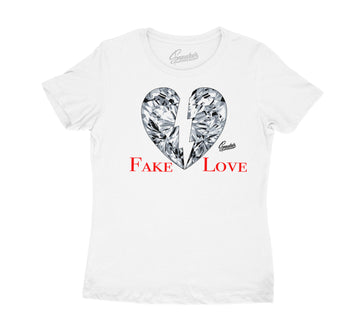 Womens Twist 12 Shirt - Love - White