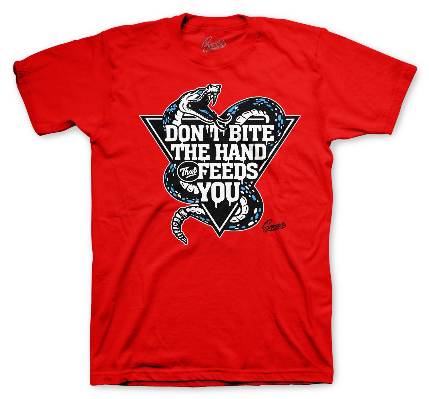 Retro 1 NC To CHI Shirt - Don't Bite - Red