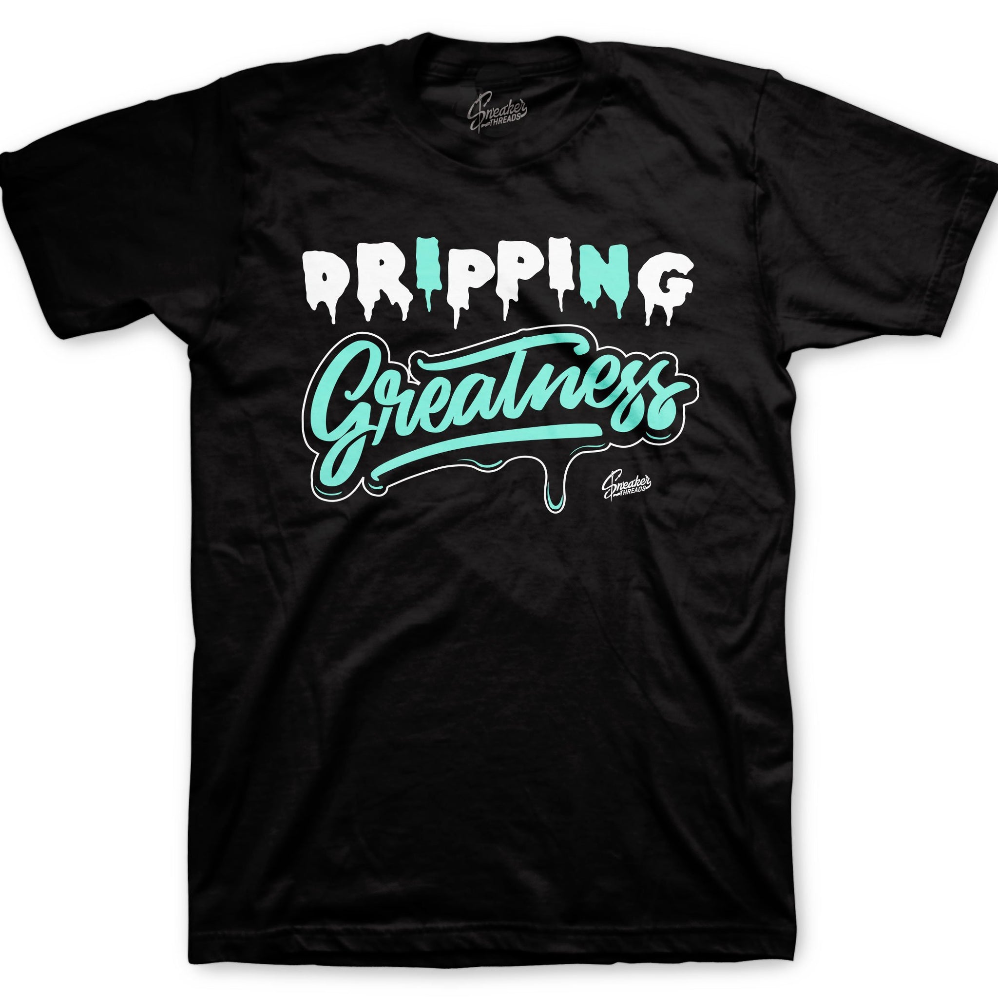 Sneaker Shirts with Drip to match Jordan 5 Island Green