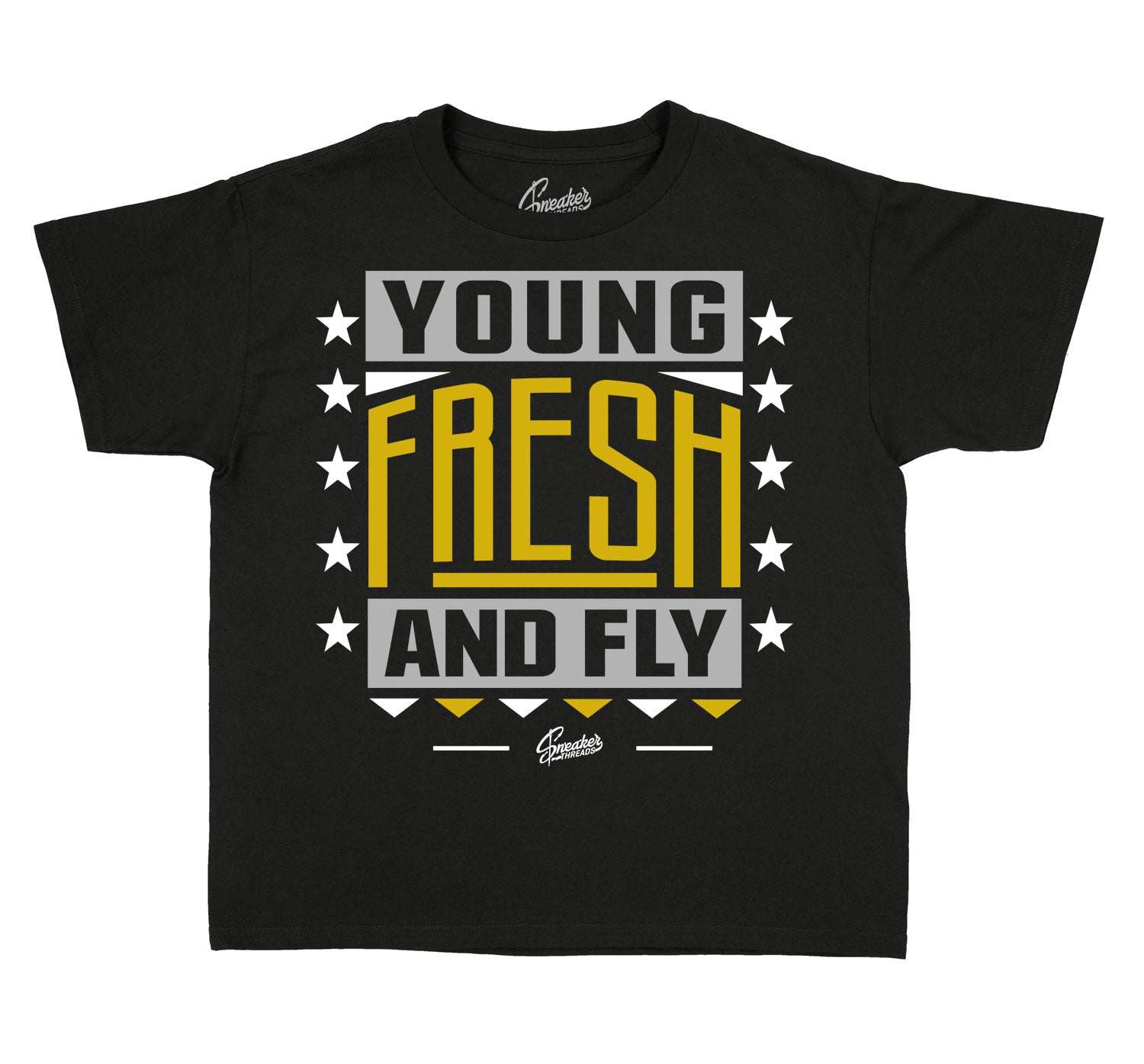 Kids Royalty 12 Shirt - Fresh & Fly  - Black