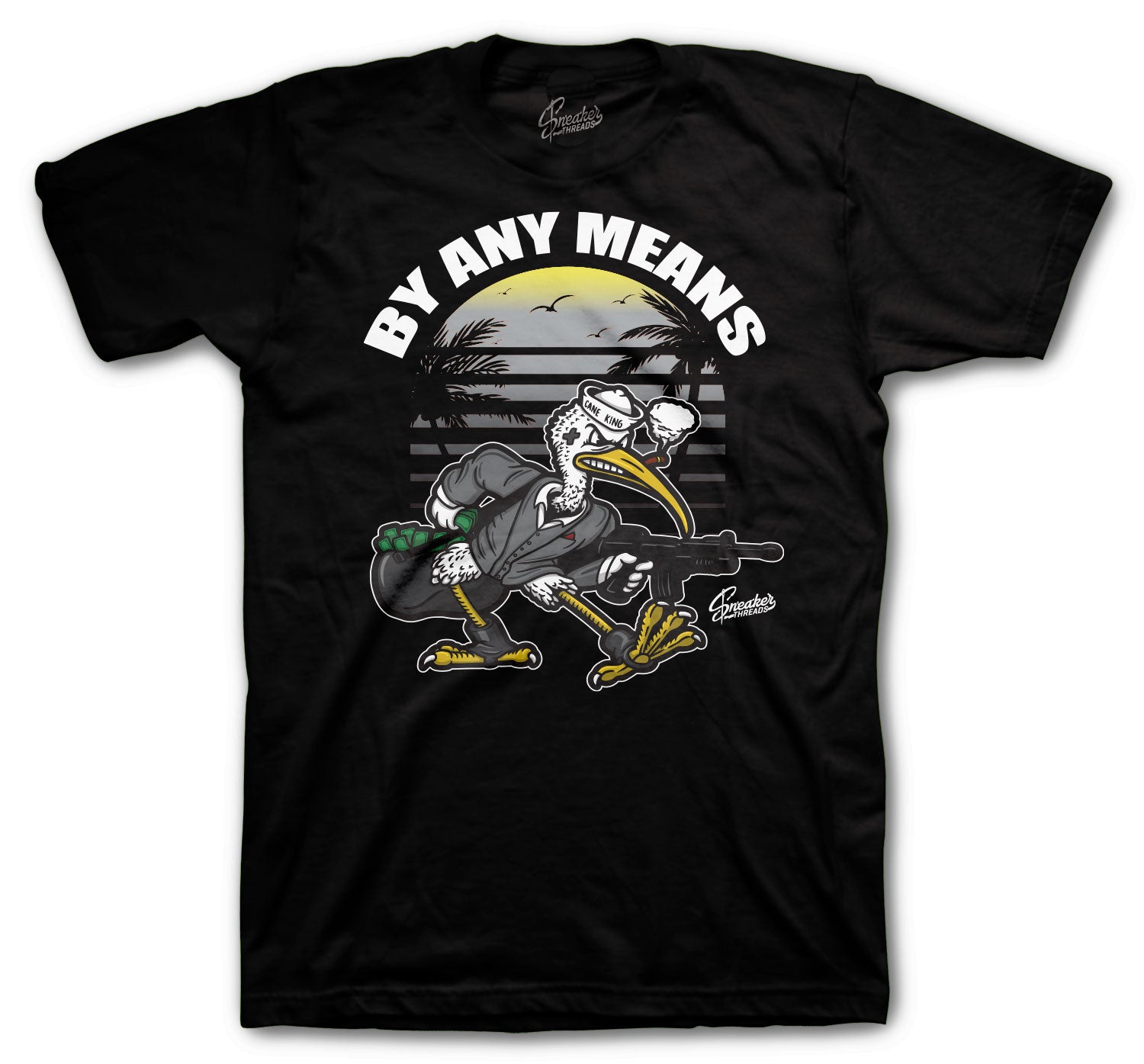 Retro 5 Anthracite Shirt - By Any Means - Black