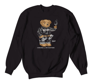 Retro 5 Moonlight Sweater - Cheers Bear - Black