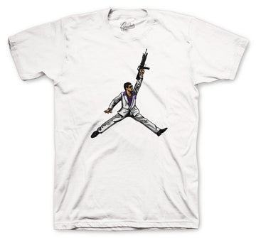 White tee collection for men designed to match perfectly with the Jordan 11 low concord sneaker collection 