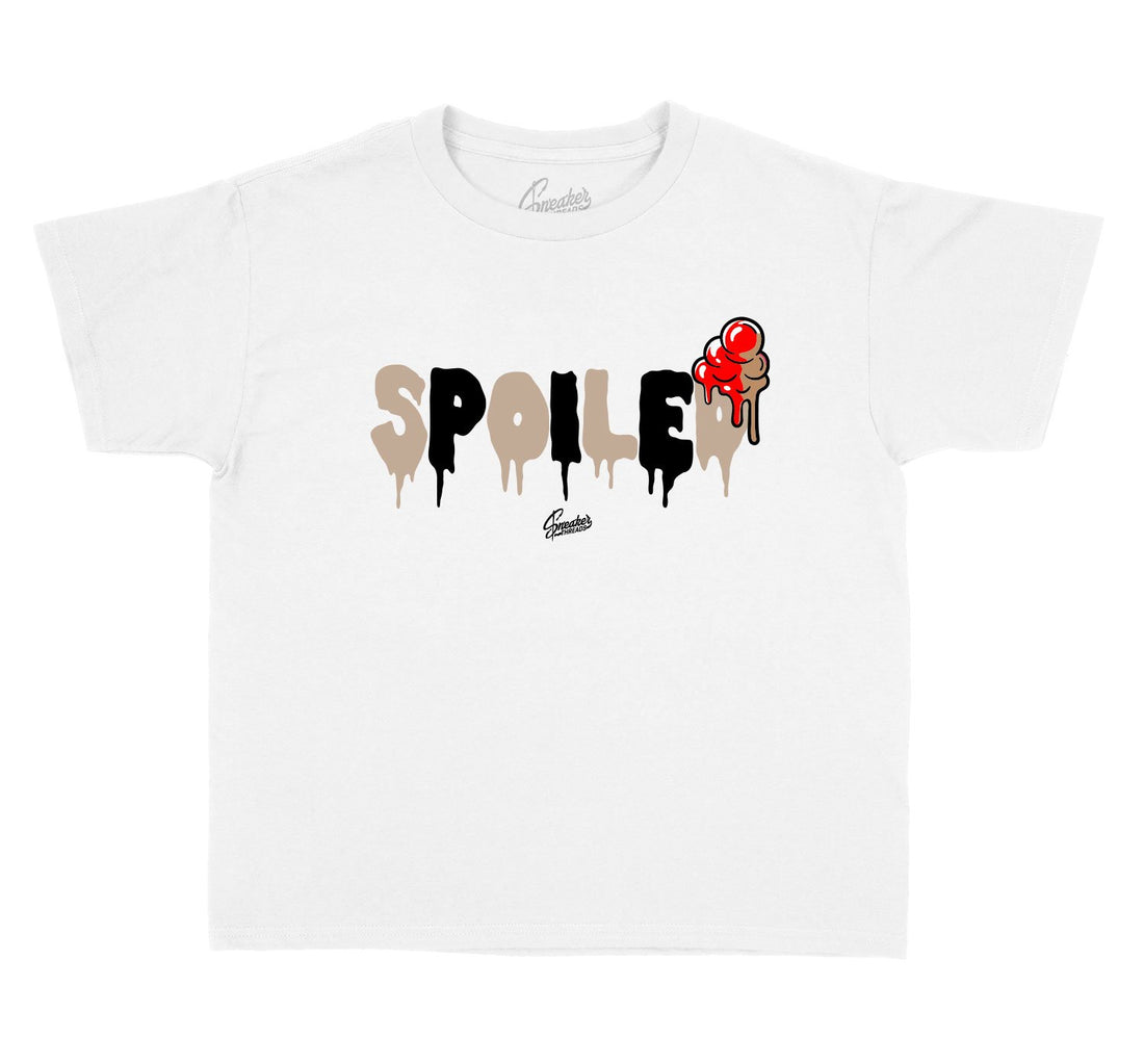 Kids Spoiled Shirt to match perfect with Yeezy 500 Stone