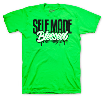 Retro 6 Electric Green Shirt - Self Made - Green