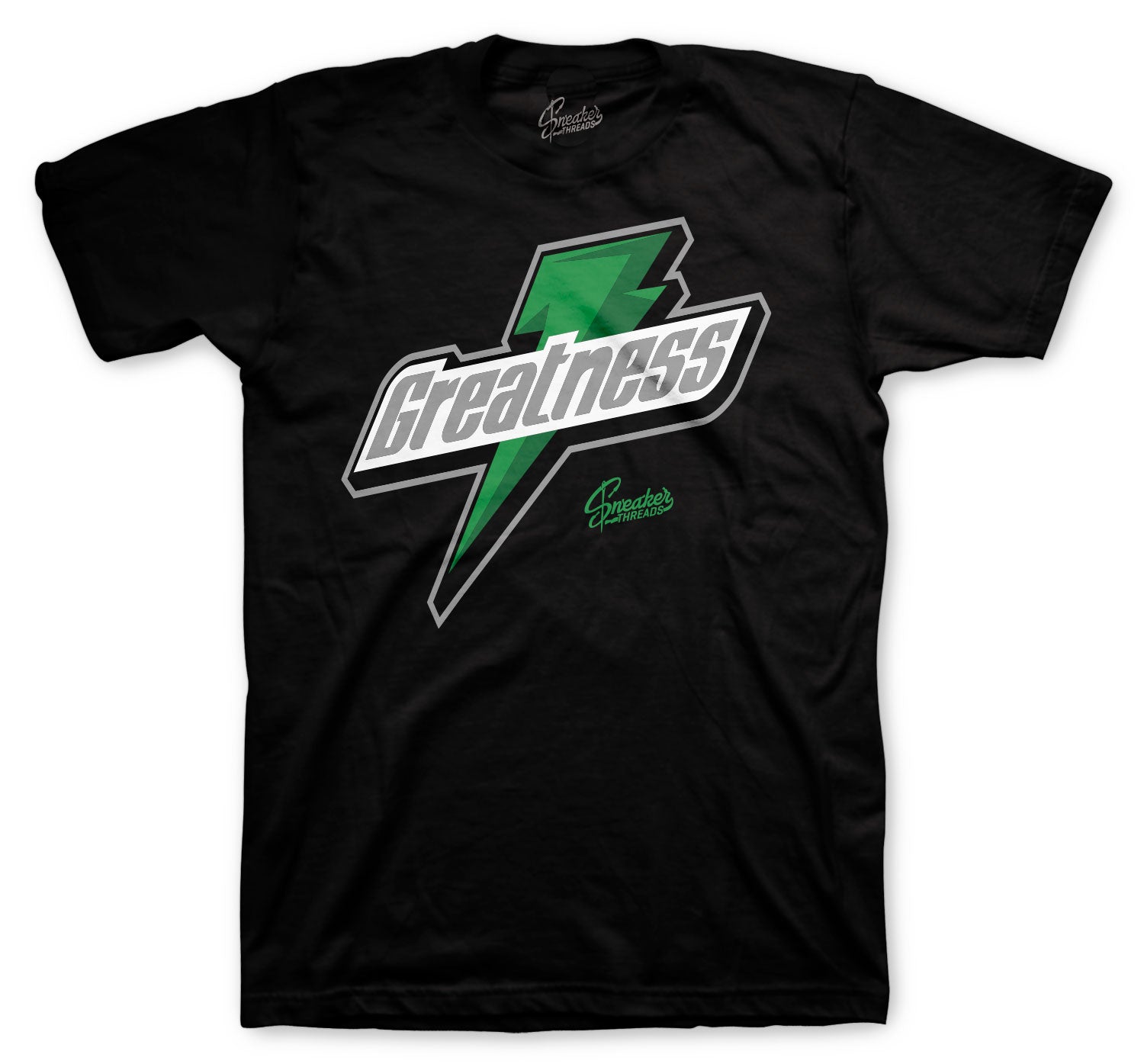 Retro 3 Pine Green Shirt - Greatness - Black
