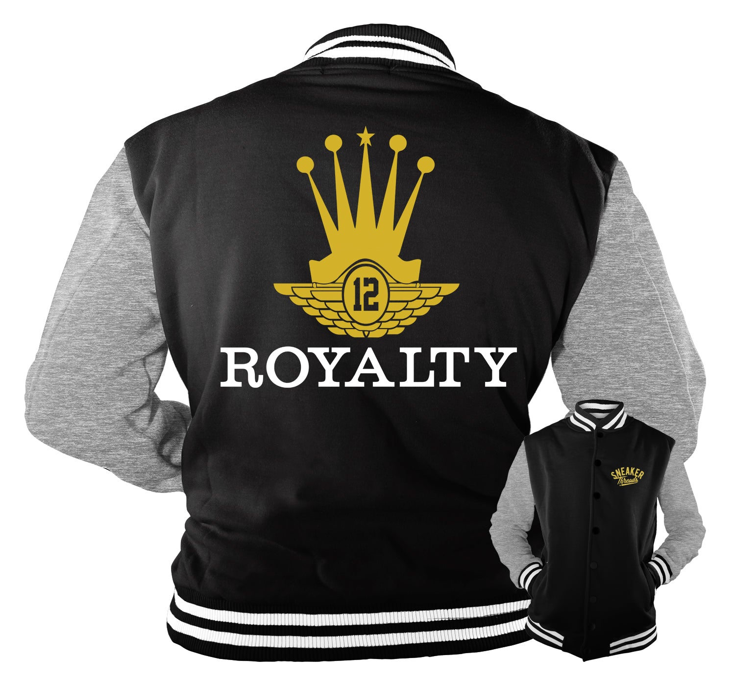 Retro 12 Royalty Jacket - Royalty - Black