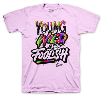 Retro 1 Balvin Shirt -  Young Wild - Light Pink