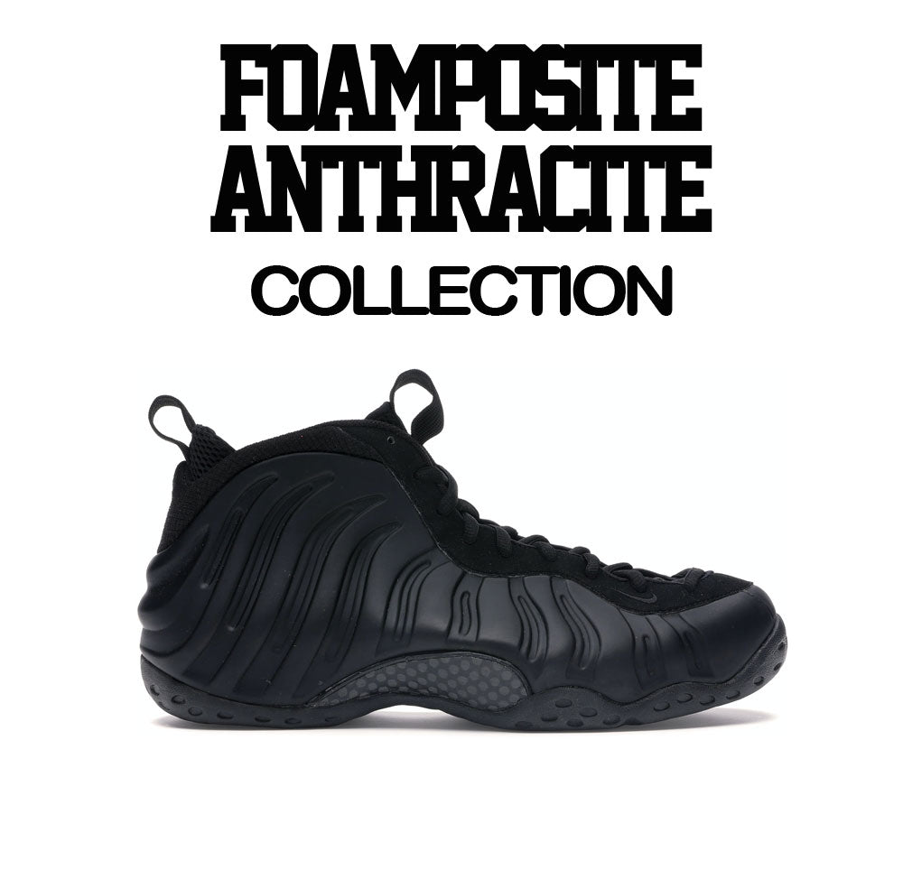 Foamposite Anthracite Shirt - My Life - Black
