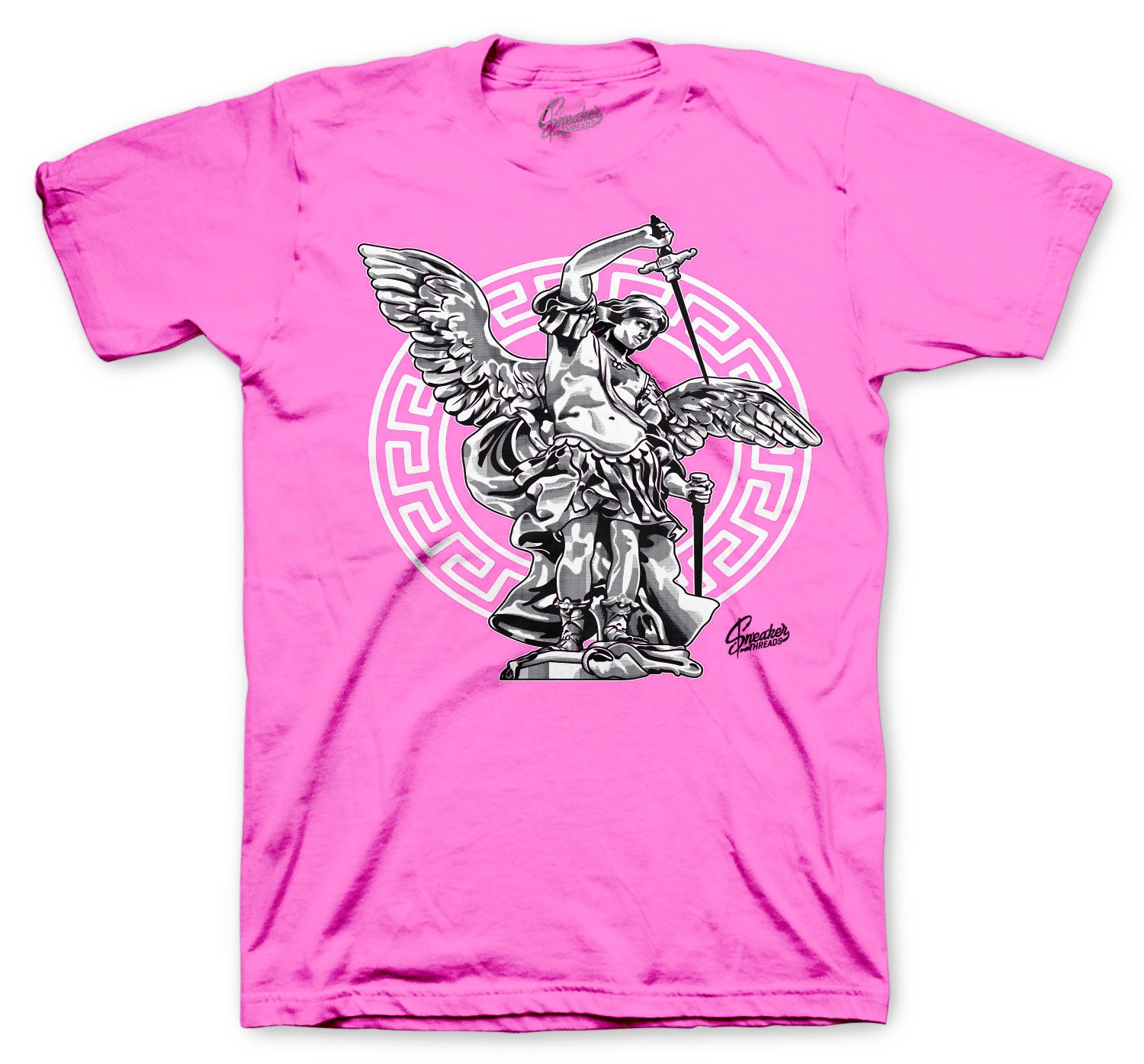 Retro 8 Pinksicle Shirt - St. Michael - Neon Pink