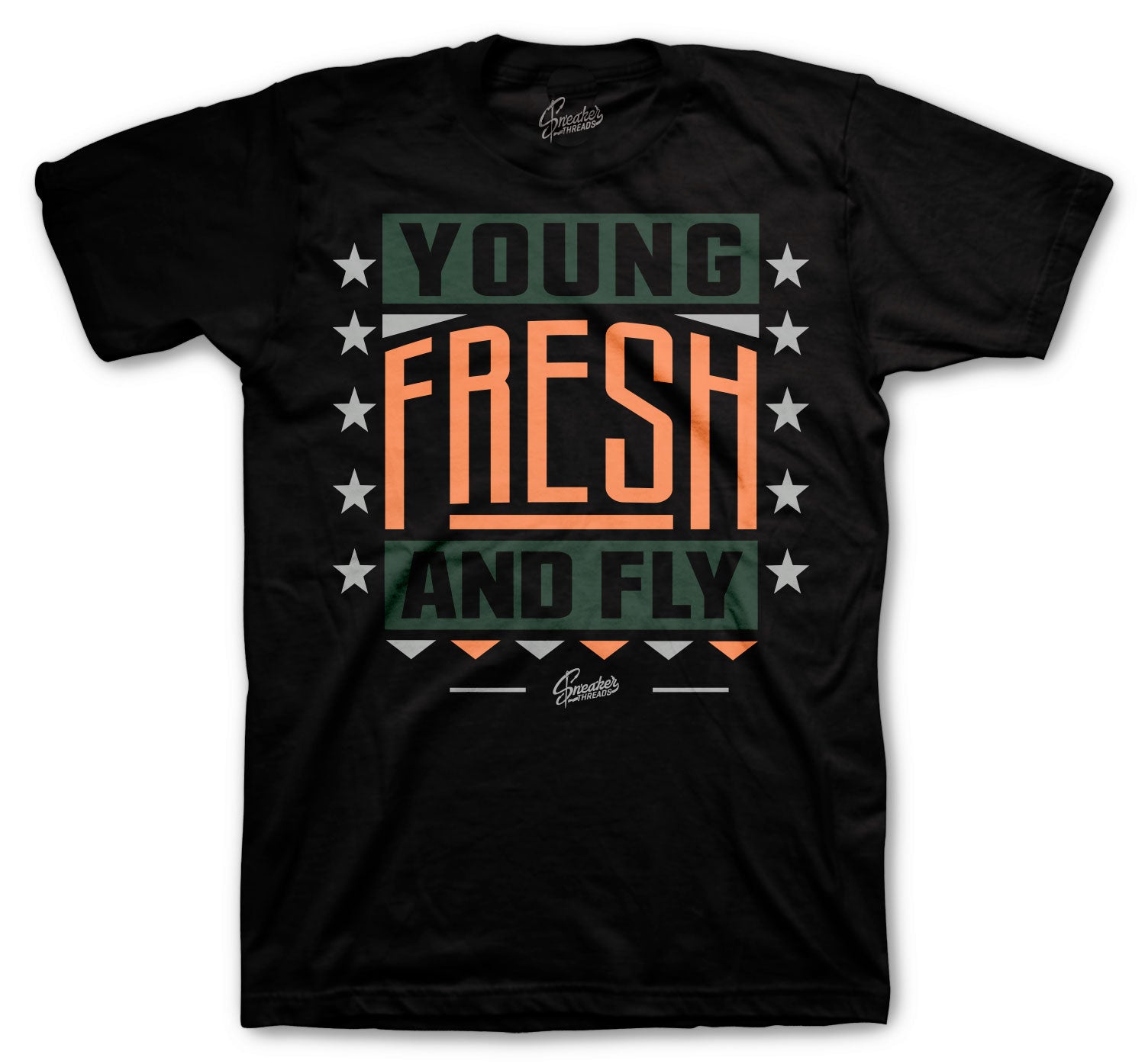 700 Wash Orange Shirt - Young Fresh - Black