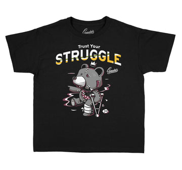 Kids Bordeaux 6 Shirt - Trust Your Struggle - Black