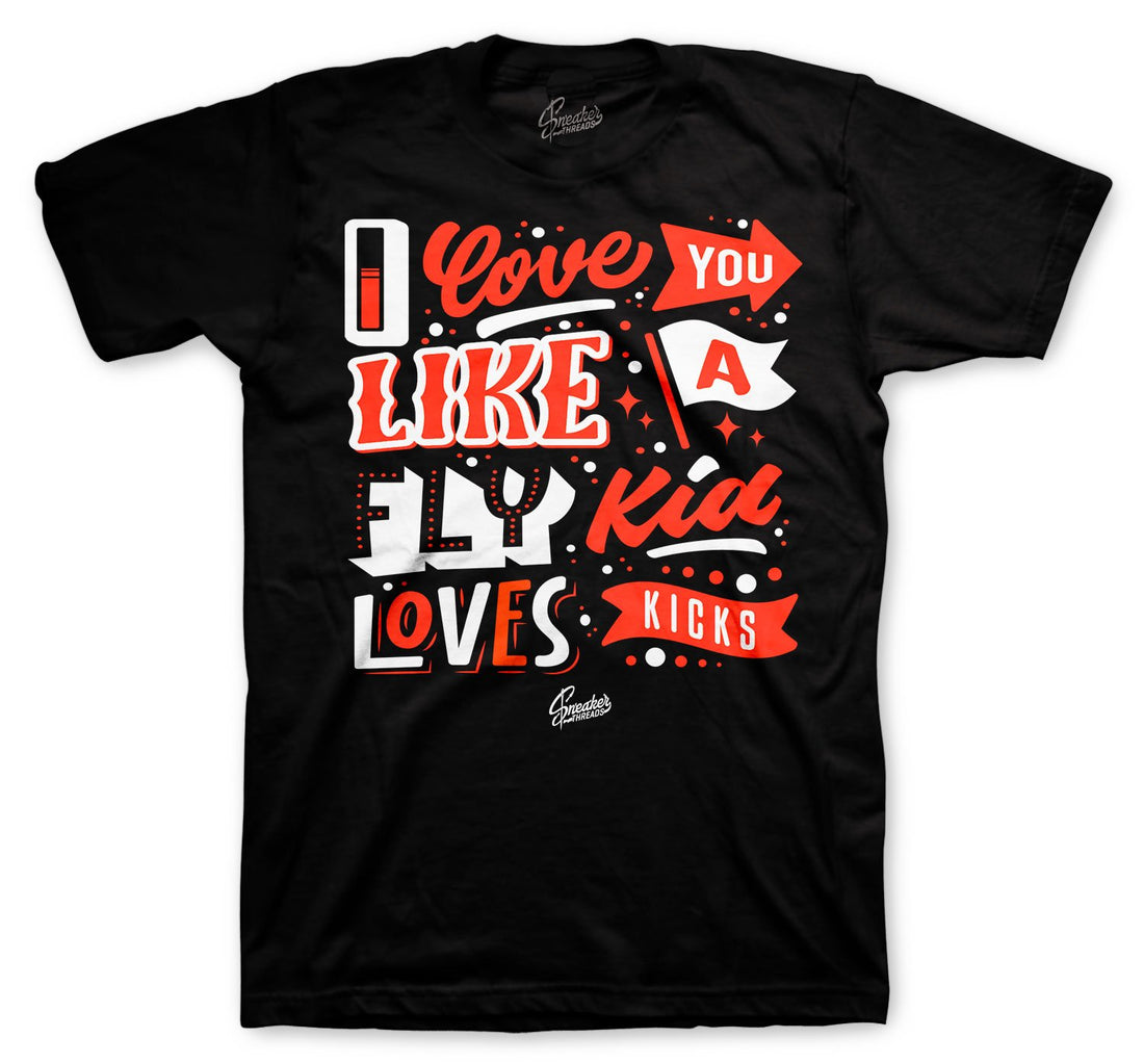 Foamposite Lava sneaker collection matching mens tees