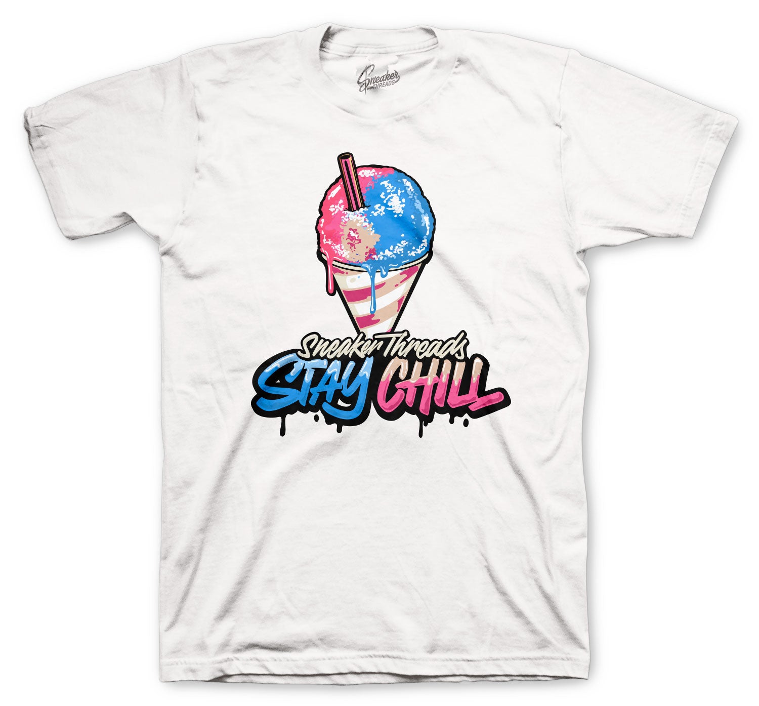 Retro 4 Union Shirts - Stay Chill - White