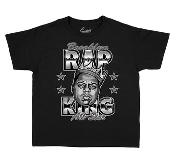 Kids Moonlight Shirt - Rap King - Black