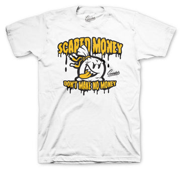 Retro 11 Citrus Shirt -Scared Money - White