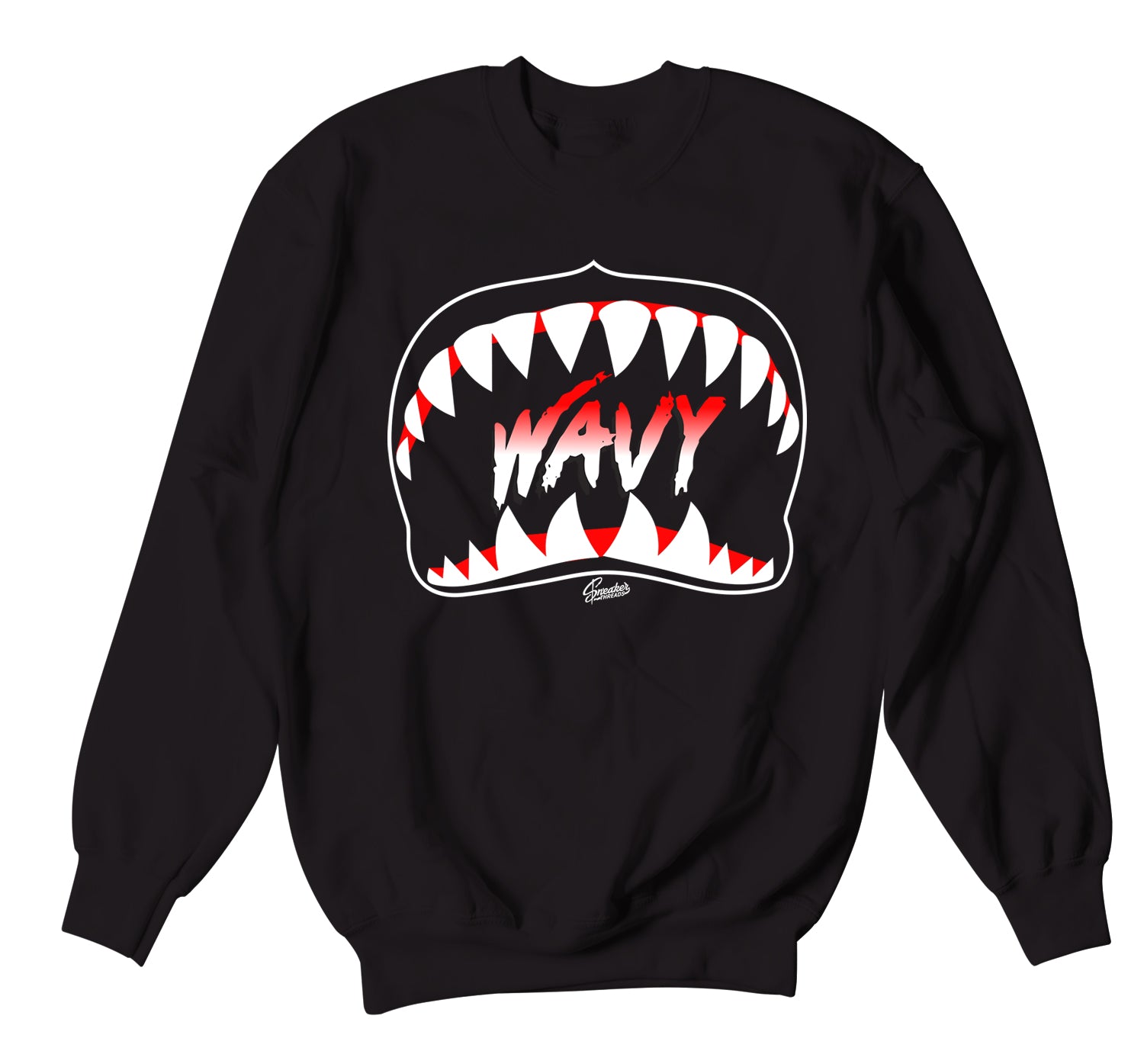 Bred 350 Sweater - Wavy - Black