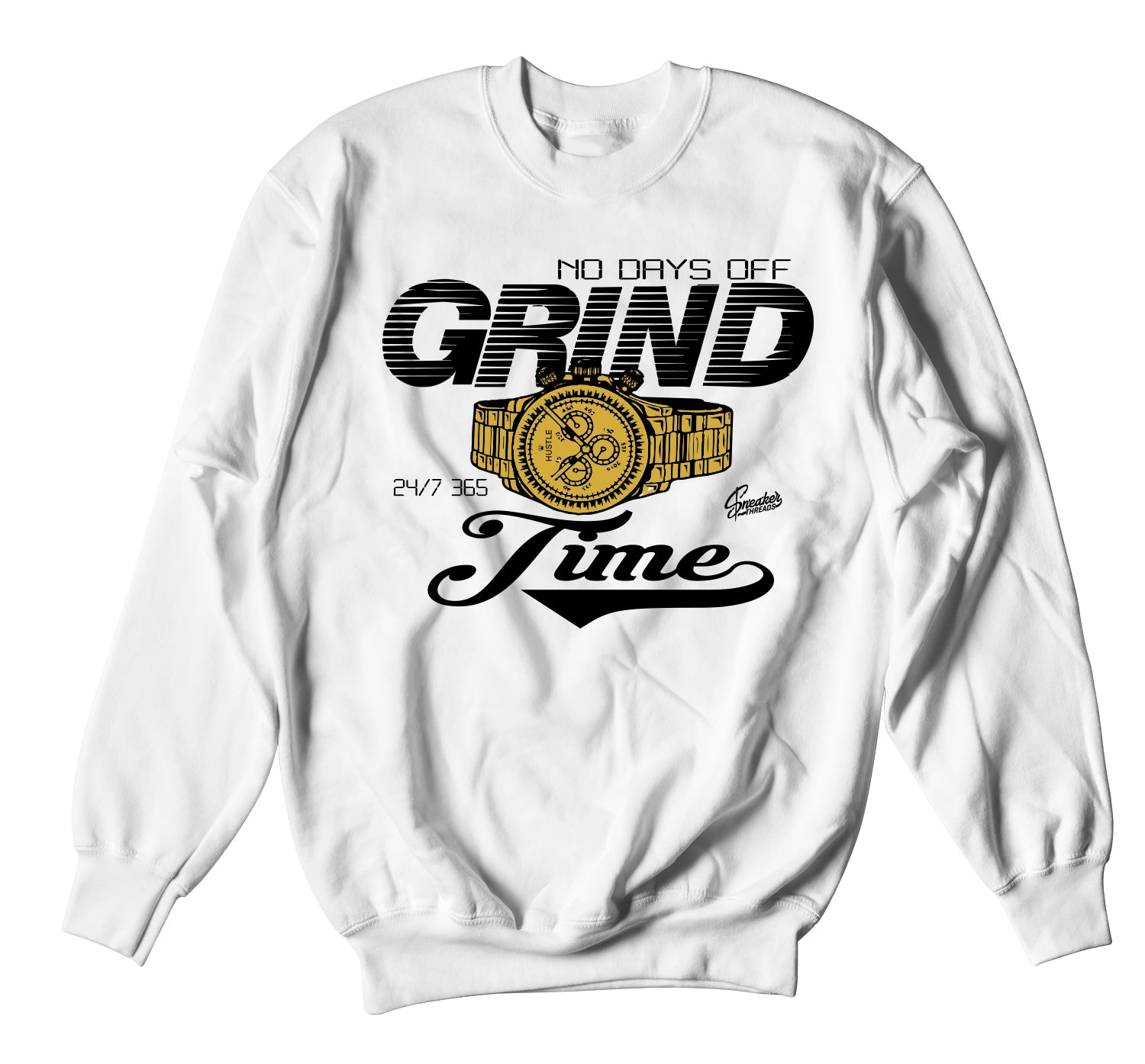 Retro 12 Royalty Sweater - Grind Time - Black