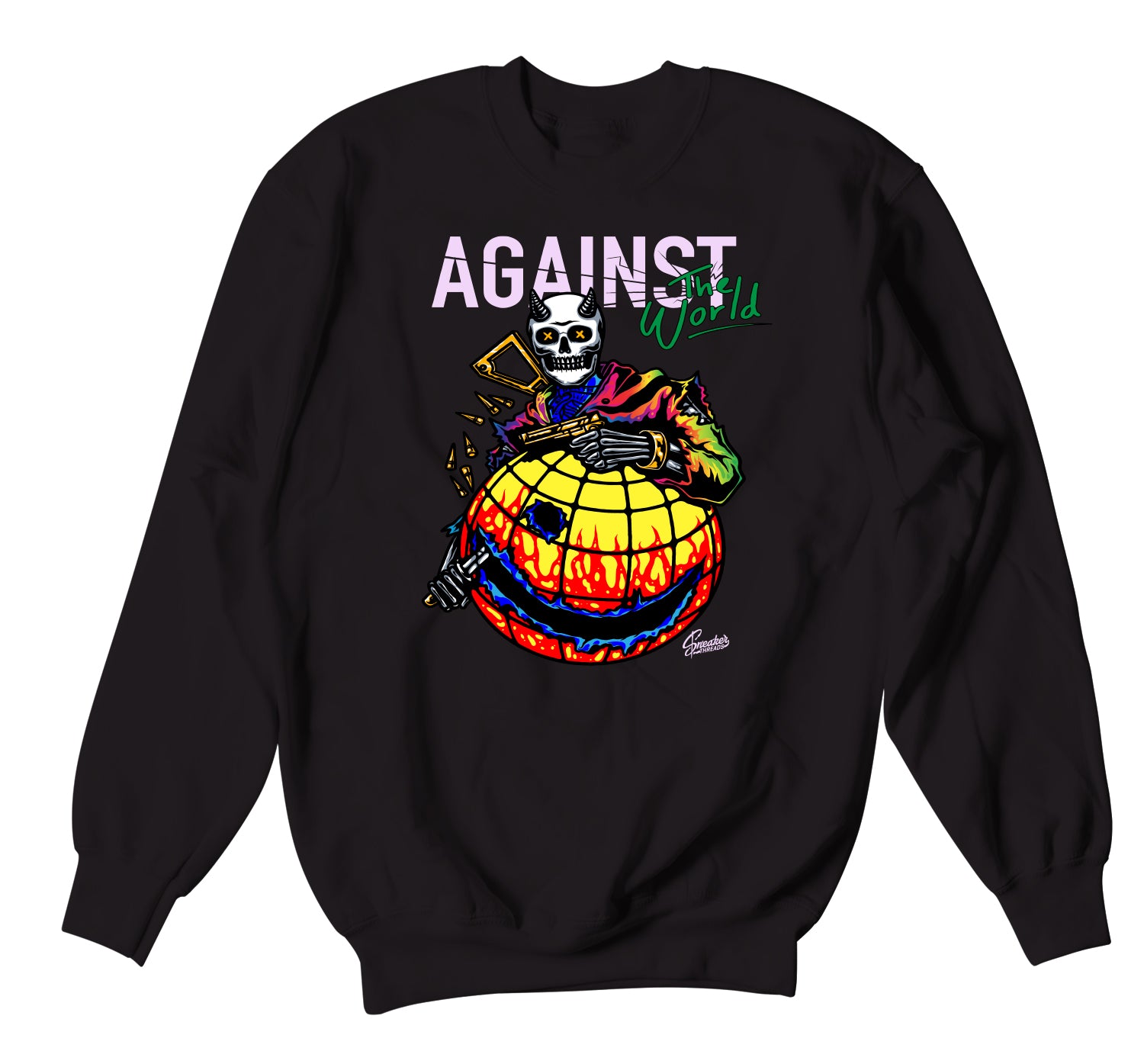 Retro 1 Balvin Sweater - Against The World - Black