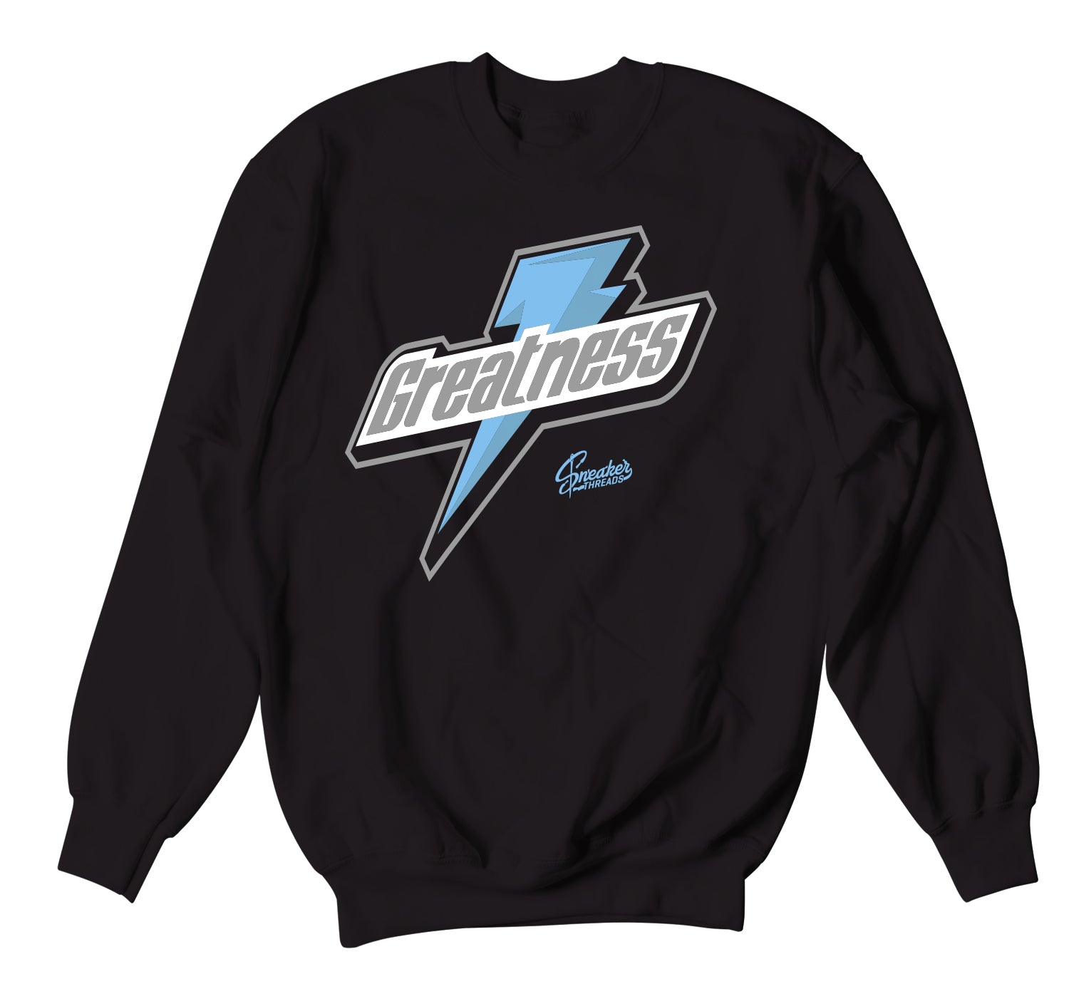 Retro 9 University Blue Sweater - Greatness - Black