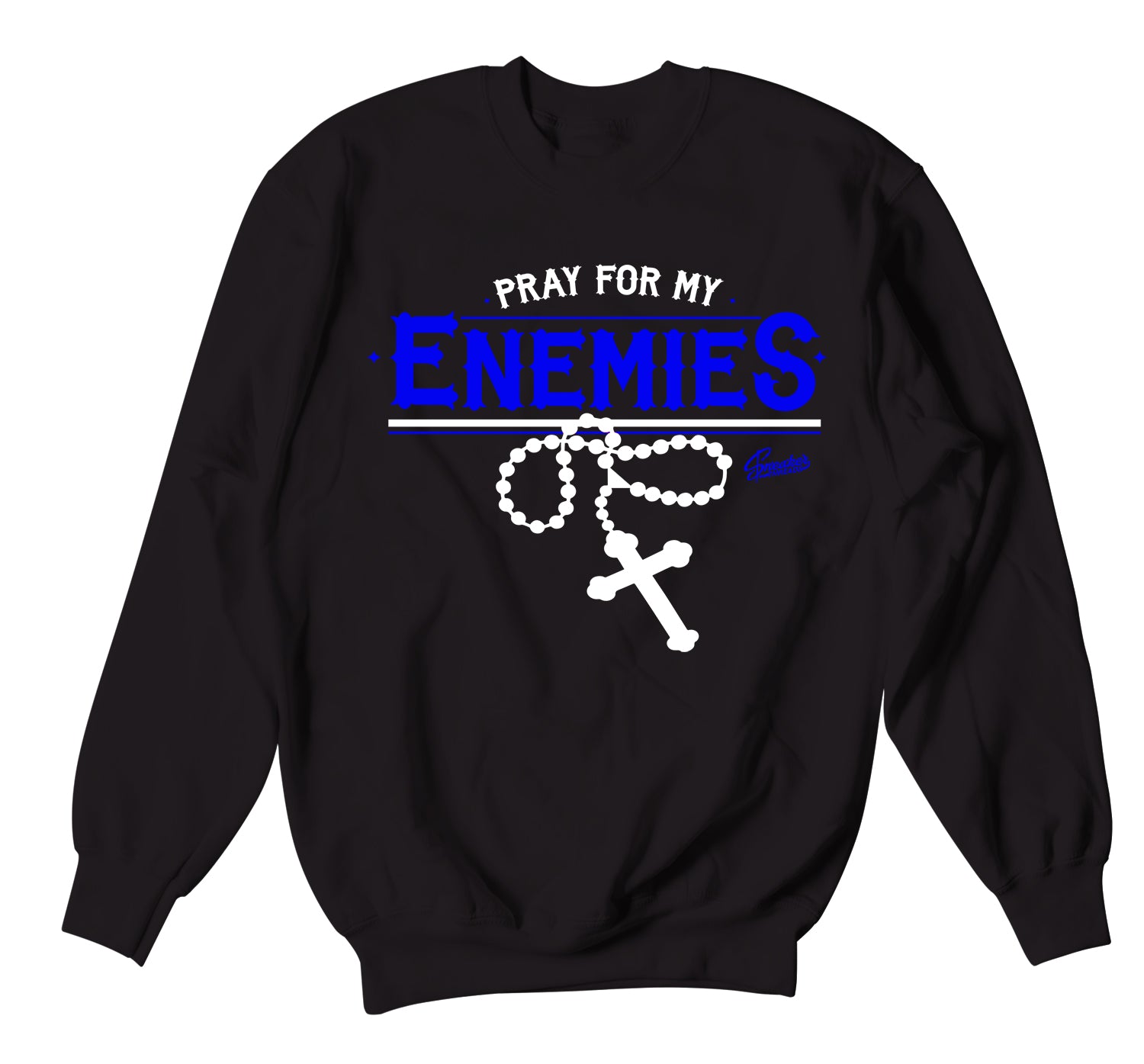 Retro 5 Racer Blue Sweater - Enemies - Black