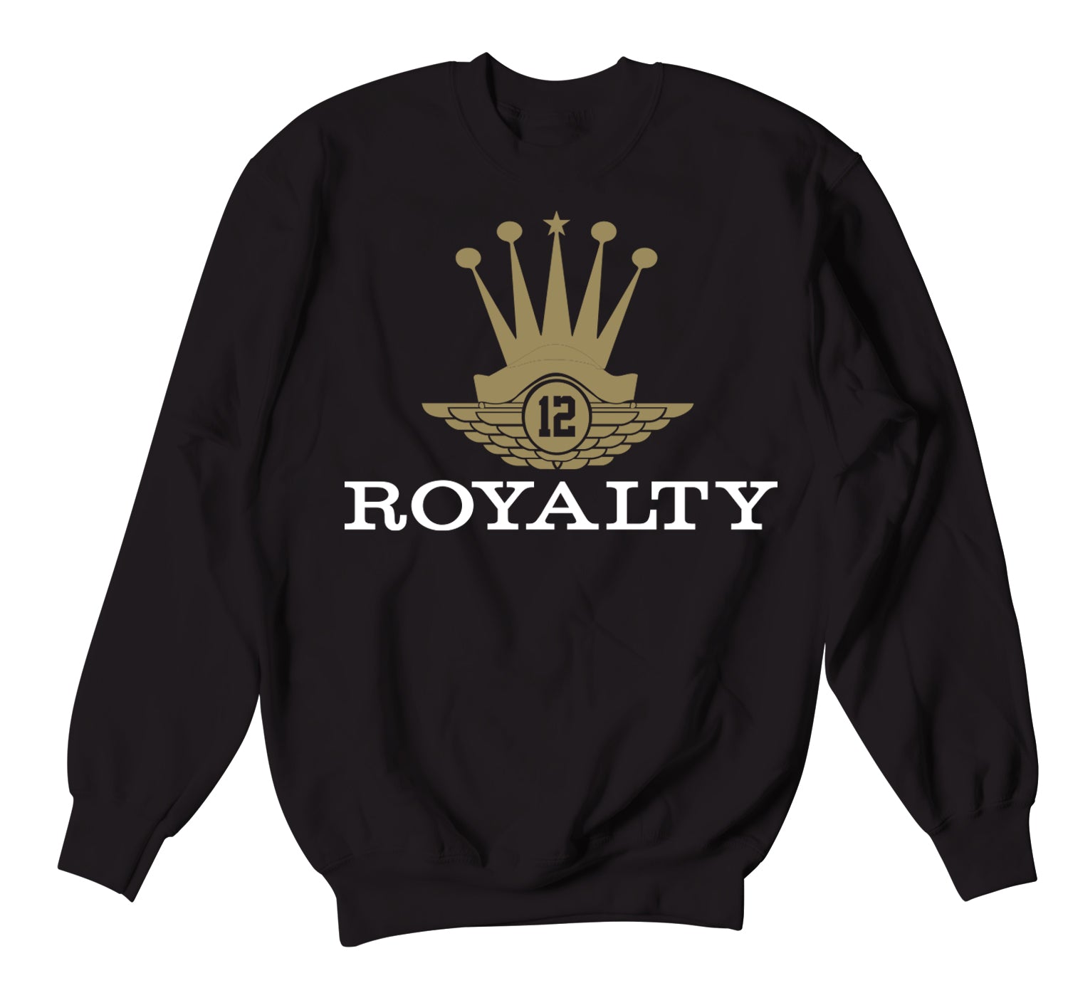 Retro 12 Royalty Sweater - Royalty - Black