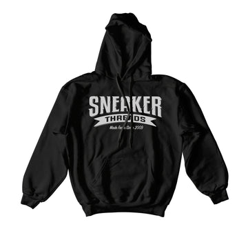 Retro 5 Anthracite Hoody - Fresh Since - Black