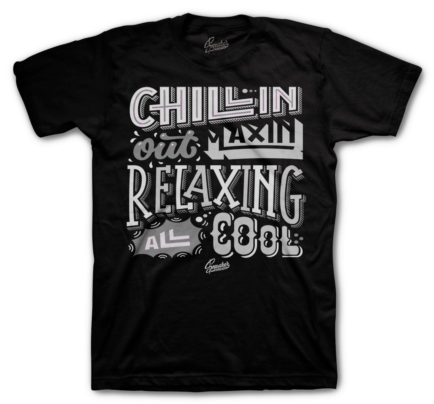 Air Max 90 Metallic Chrome Shirt - Chillin Relaxin - Black