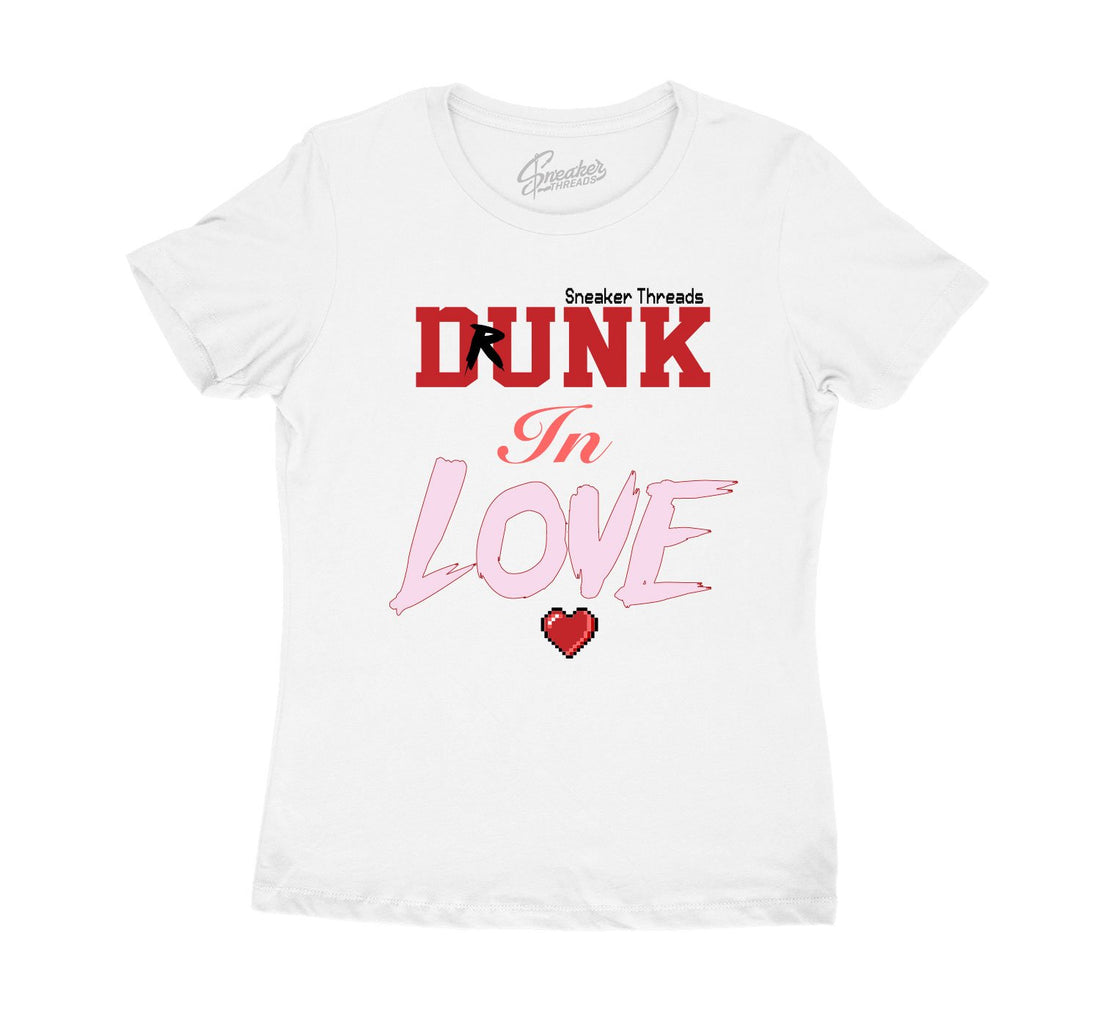 Strange Love Sb Dunk sneakers that match perfect with womens t shirt collection 