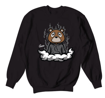 700 Clay Brown Sweater - Fly Bear - Black