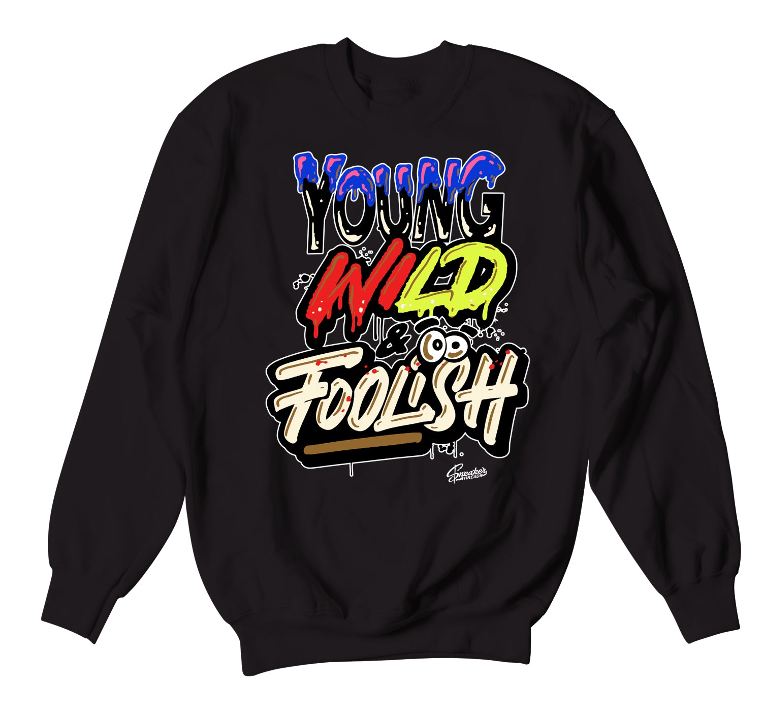 Retro 4 Wild Things Sweater - Young wild - Black