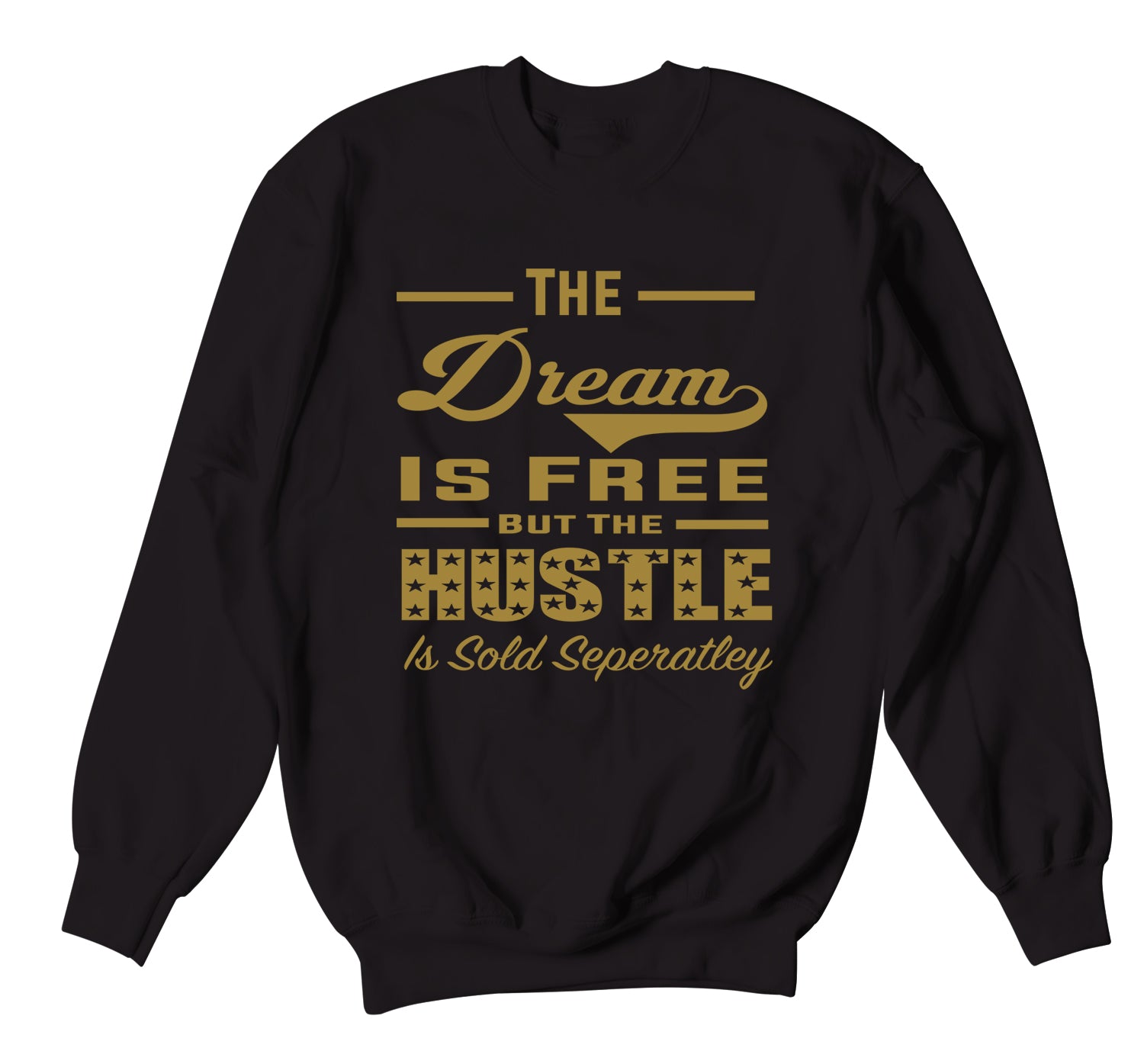 crewneck sweater collection matches with Jordan 1 black and gold sneakers