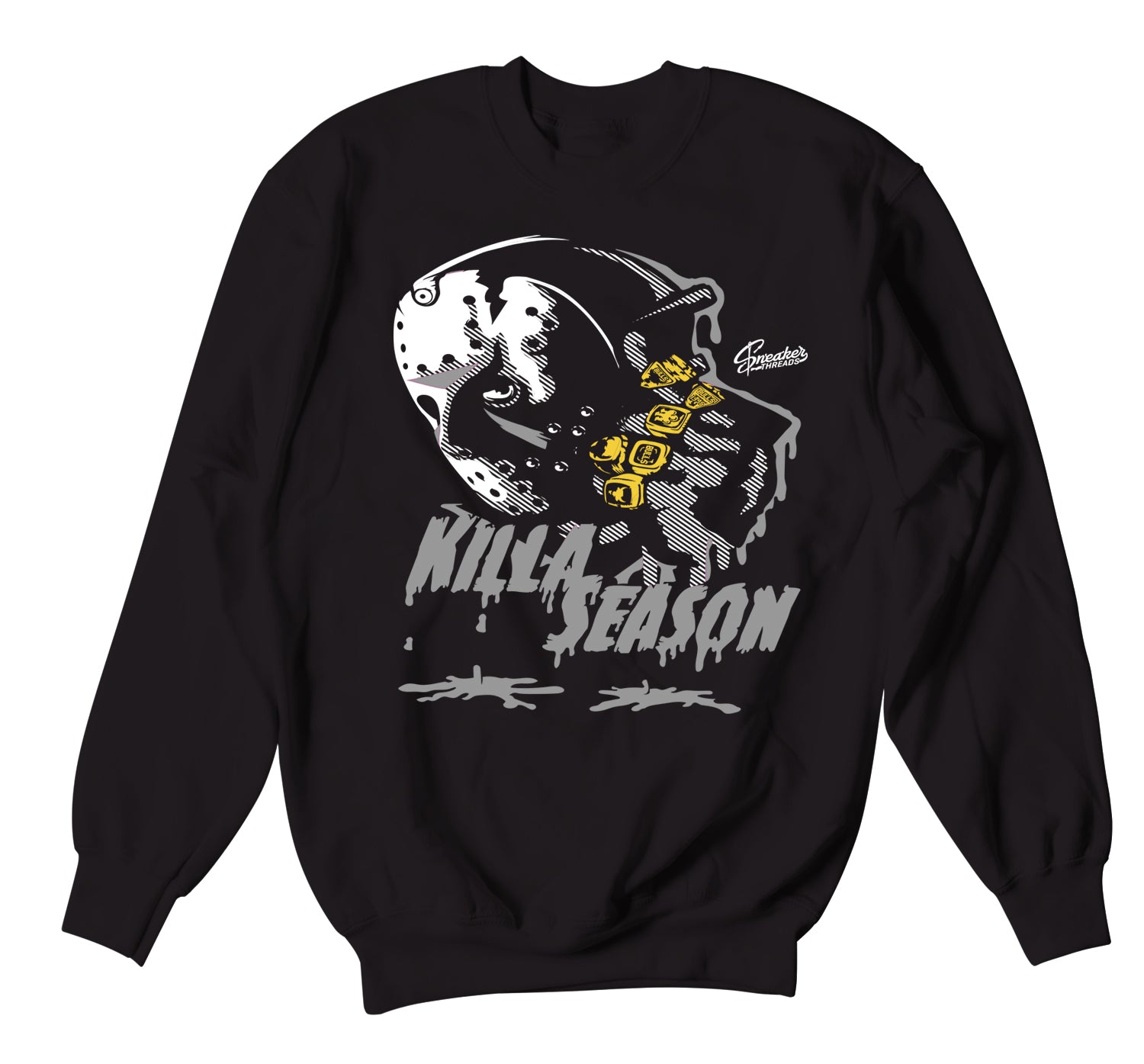 Retro 11 Cool Grey Sweater - Killa Season- Black