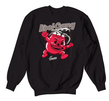 Retro 4 Taupe Haze Sweater - Kool Gang - Black