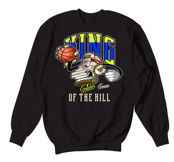 Retro 4 Wild Things Sweater - King Of Hill - Black