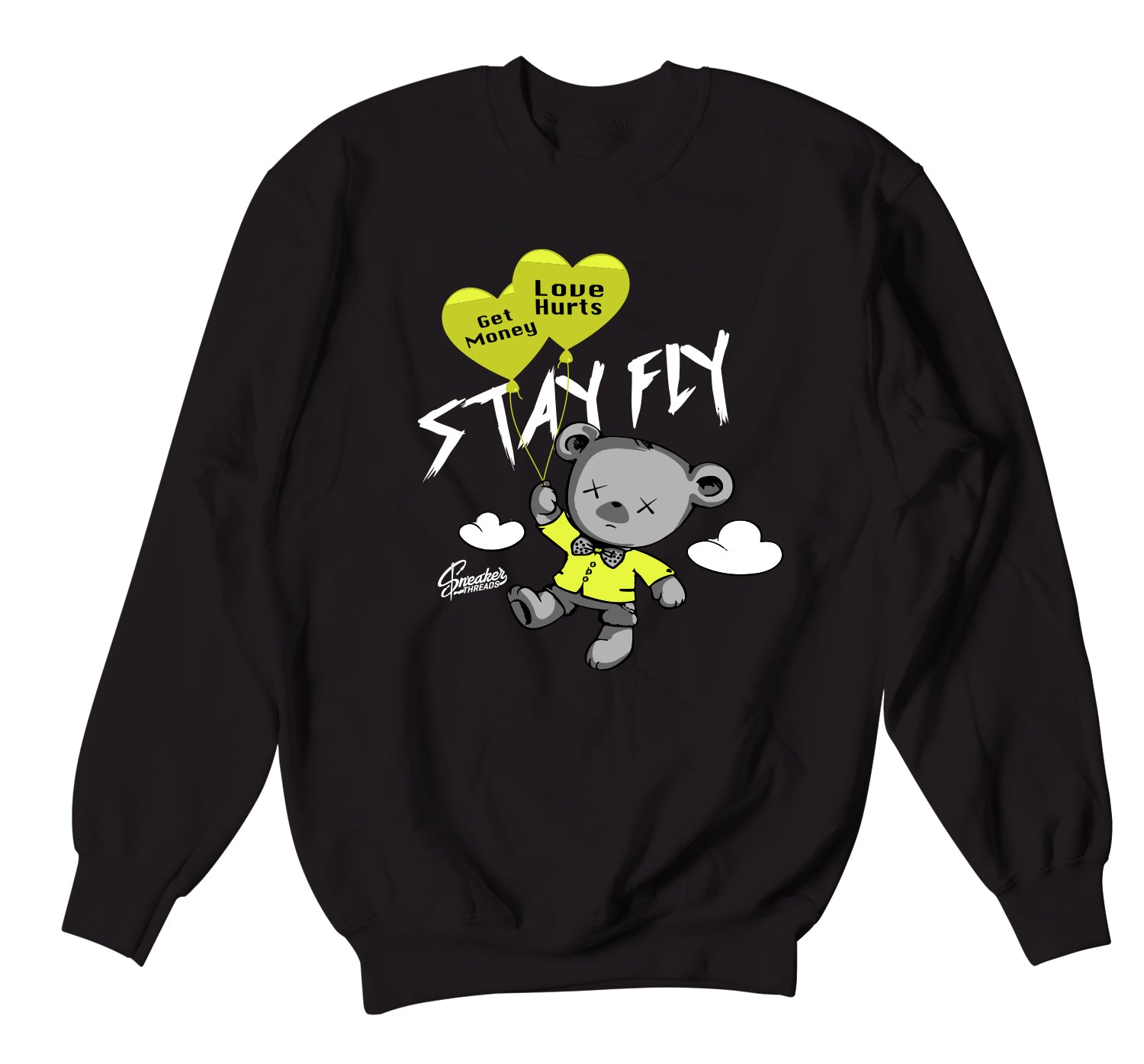 Foamposite Pro Volt Sweater - Money Over Love - Black