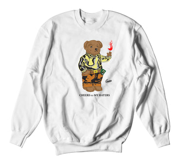 Marsh Sweater - Cheers Bear - White