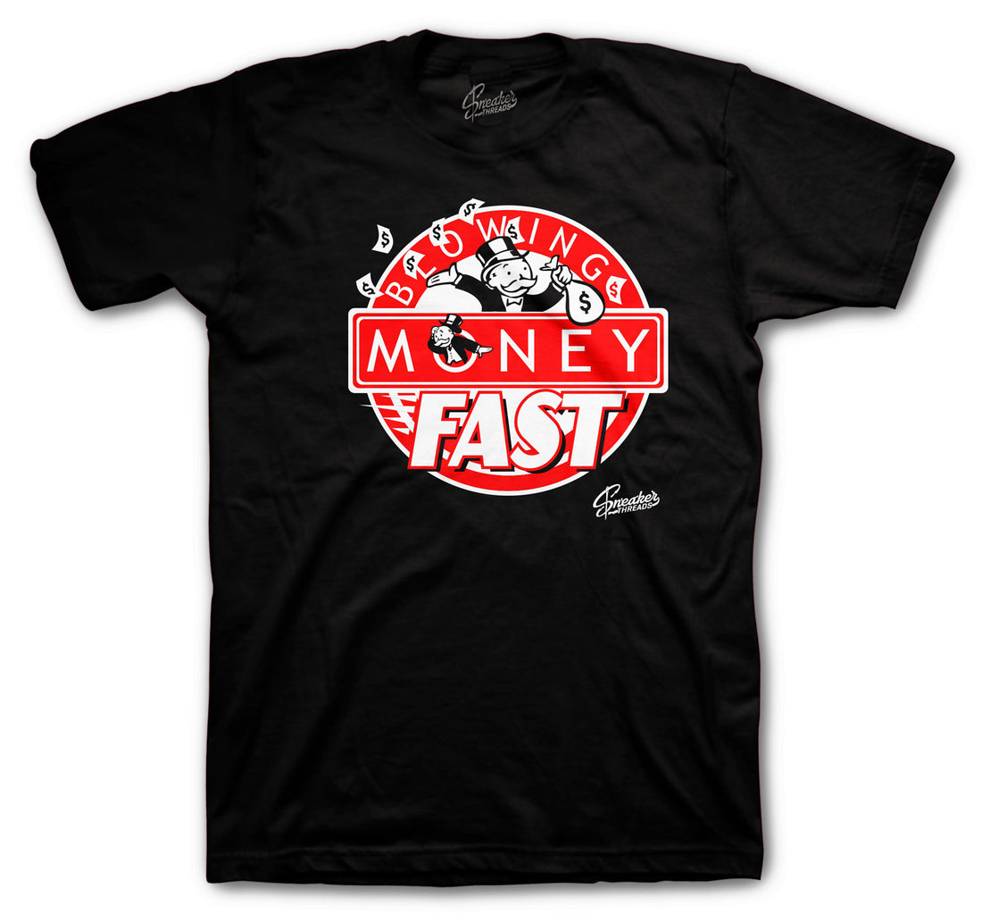 Bred 11 Blowing Money Fast Jordan shirts for Bred collection