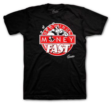 Bred 11 Blowing Money Fast Jordan shirts for Bred collection