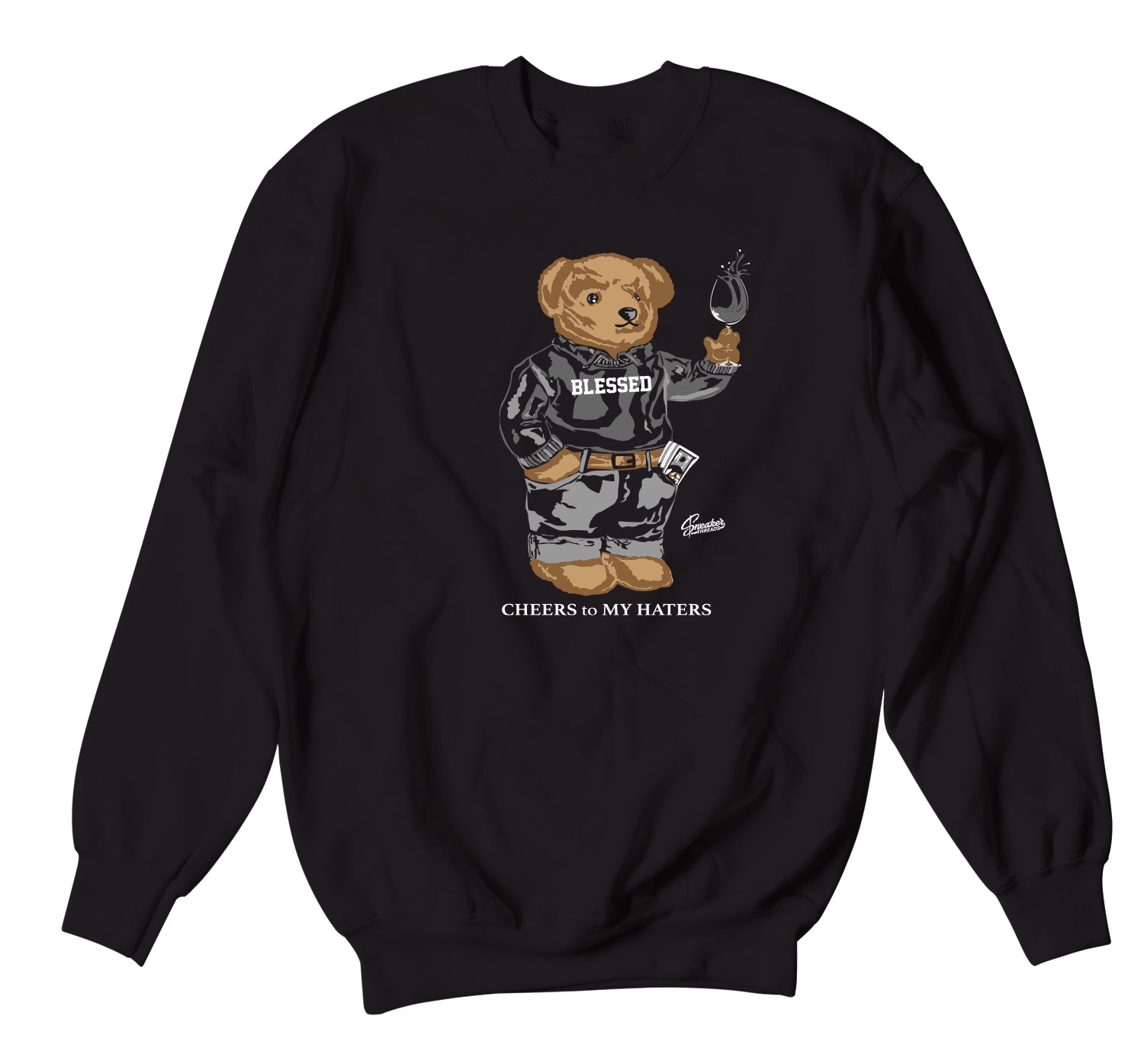 Cinder Sweater - Cheers Bear - Black