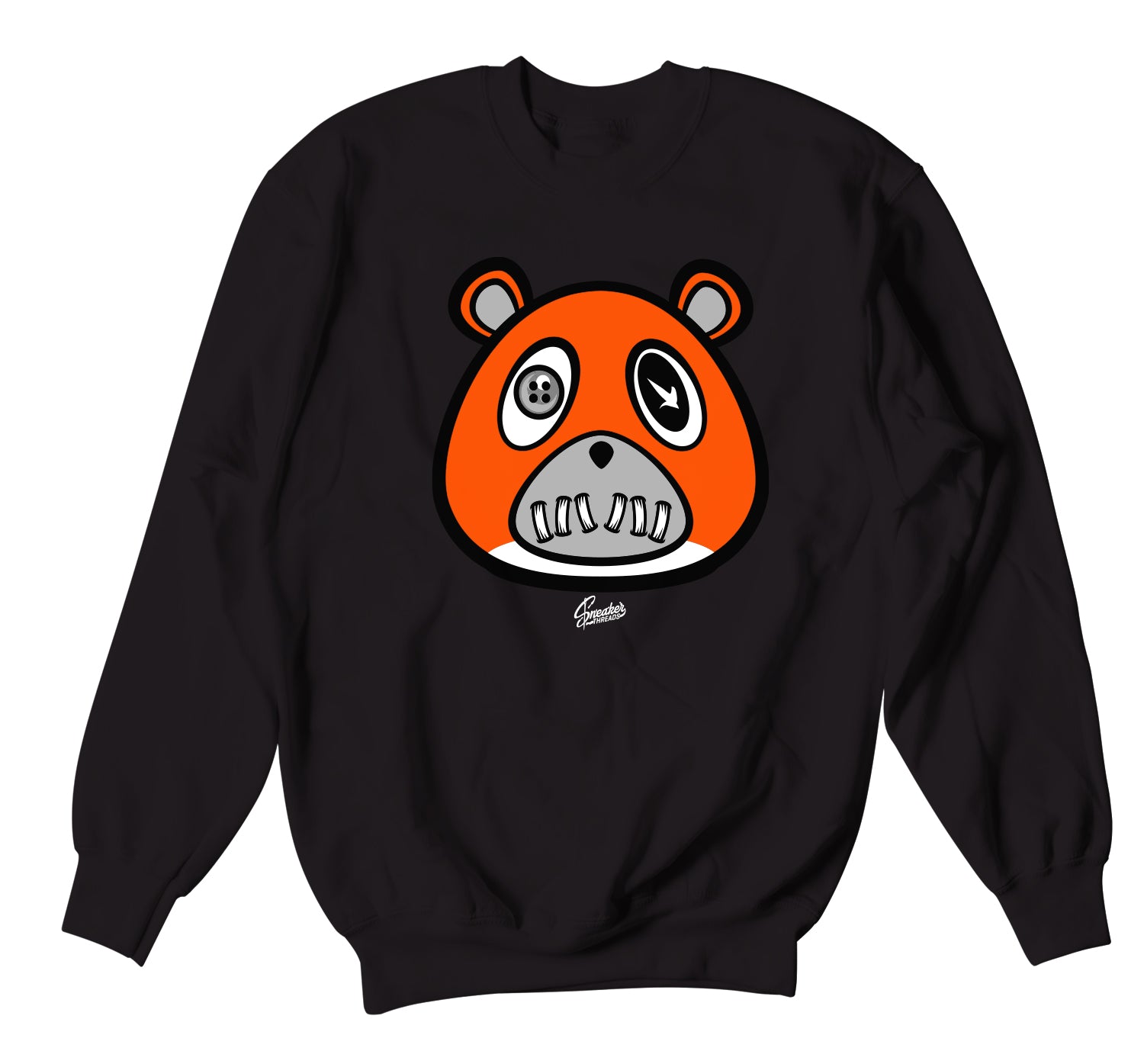 Retro Starfish Sweater - ST Bear - Black