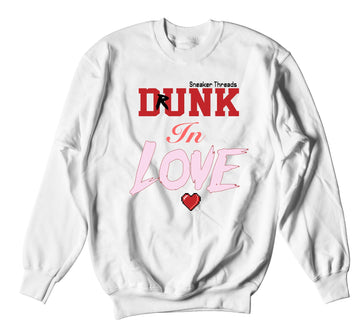 Stange Love SB Dunk sneaker collection matching sweater collection 