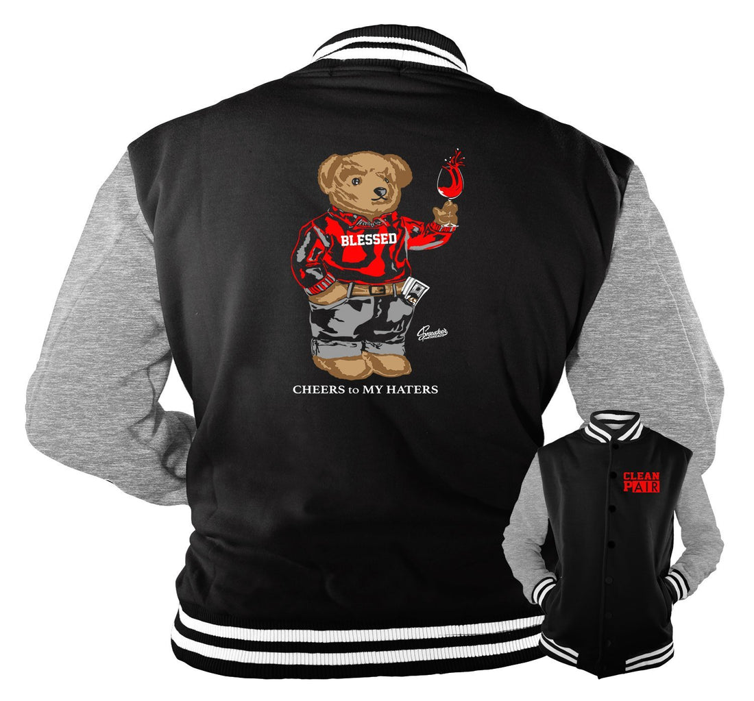 Jordan 14 quilted Bear Jacket for winter fit