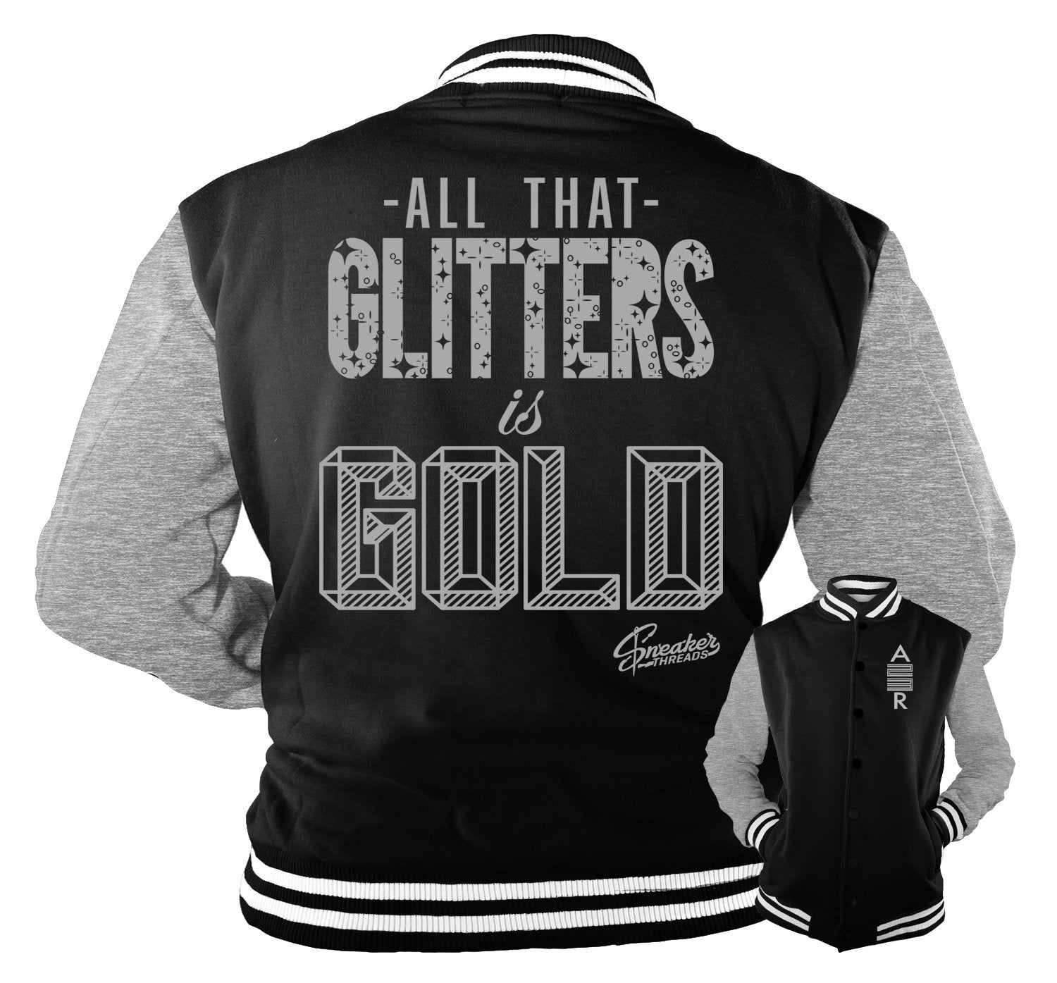 Glitters Jacket to match Metallic Silver 11's