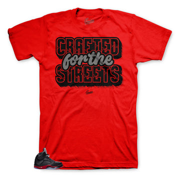 Jordan 5 Satin Crafted streets shirt