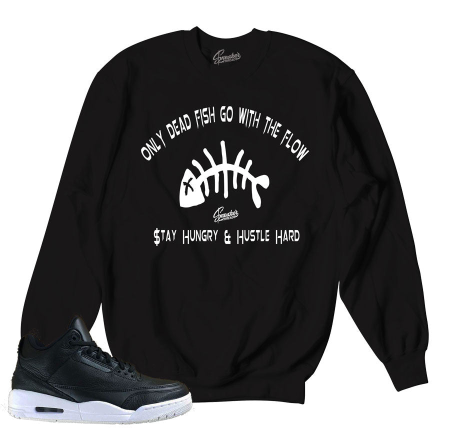 Jordan retro 3 cyber monday sweaters match shoes.