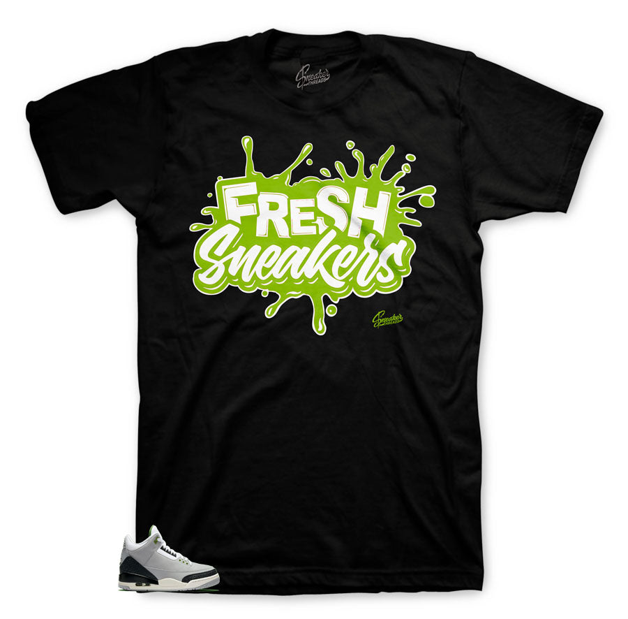 Fresh shirts to match sneakers | Jordan 3 Chlorophyll