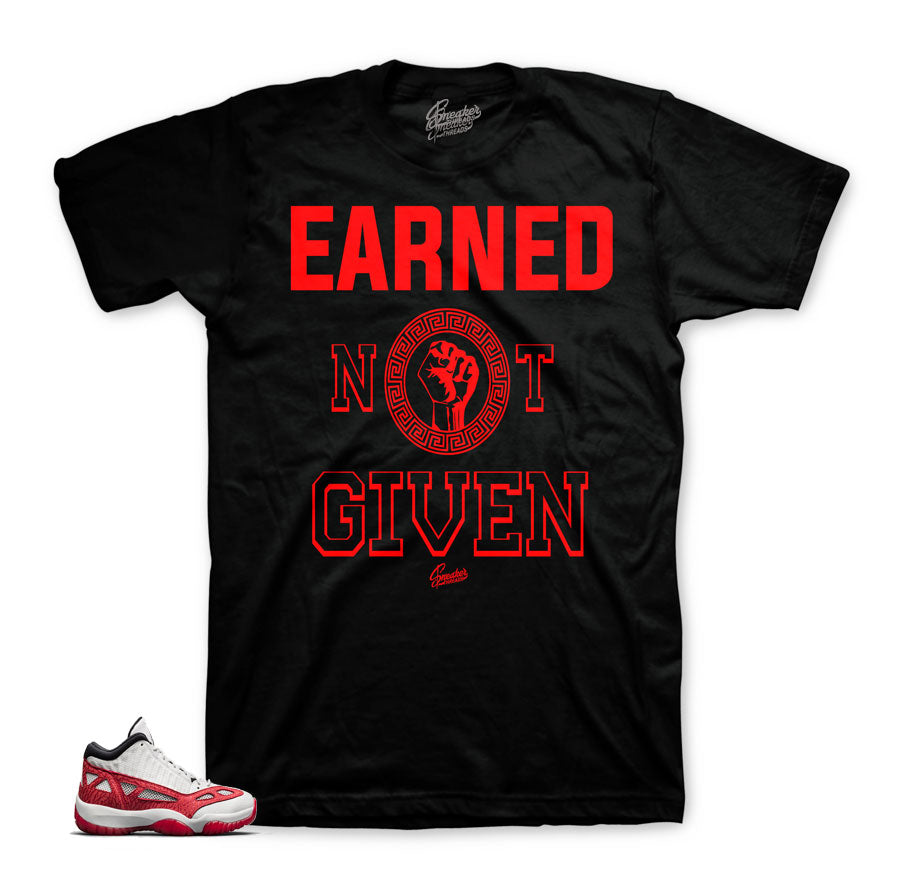Fire red Jordan 11 Ie shirts match | Sneaker threads official.