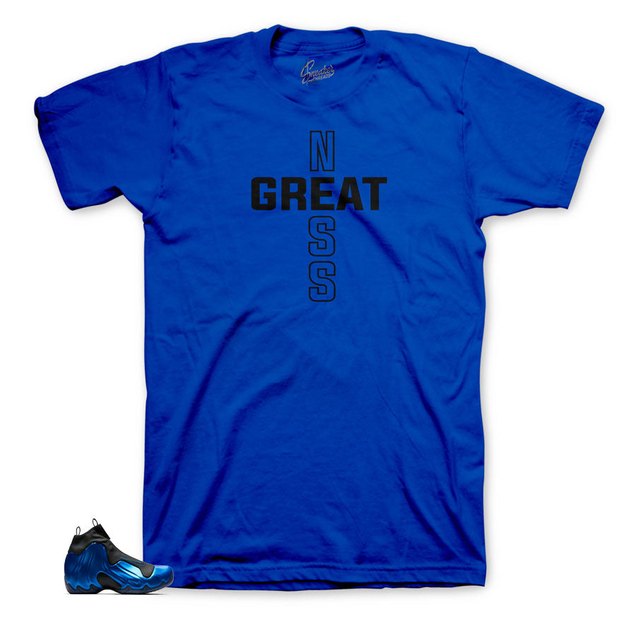 Flightposite dark neon royal matching tees and shirts for shoes.